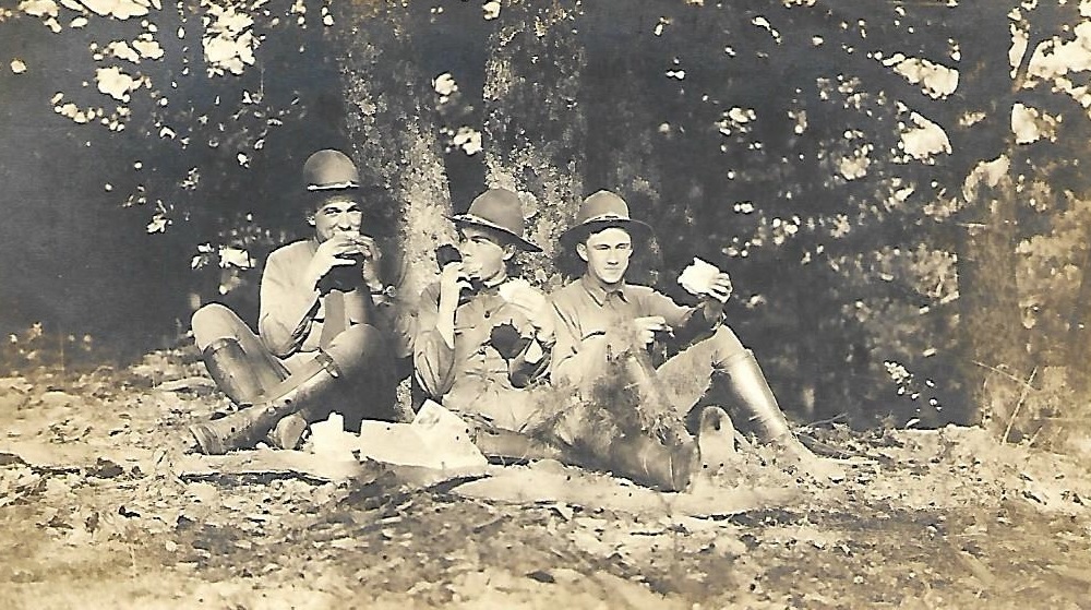 Summers and two friends have a picnic