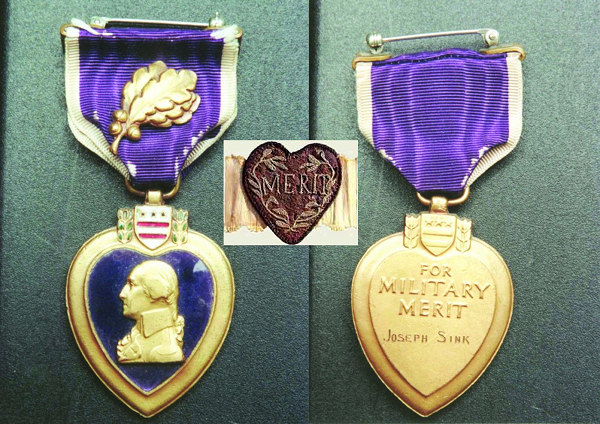 Does the purple heart medal deals have your name on it