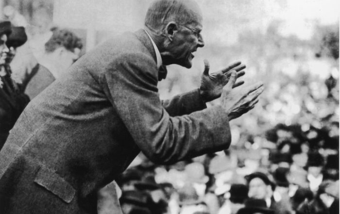 The Socialist Party leader Eugene Debs