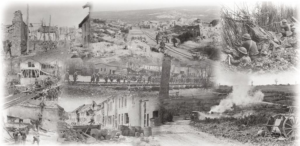 WWI photo collage