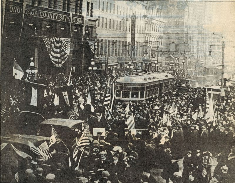 Syracuse street cars 1918