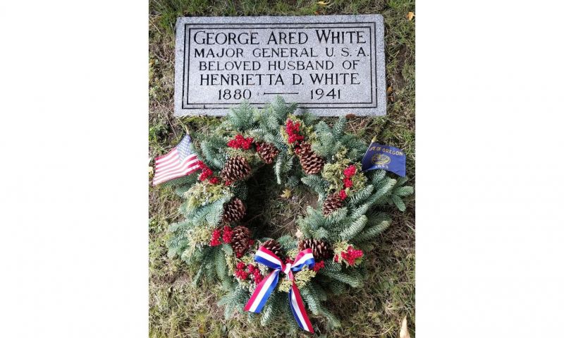 George Ared White headstone