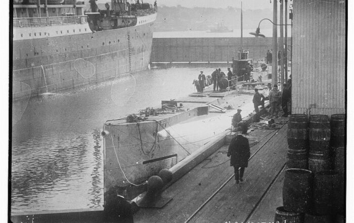 The Deutschland at the Connecticut State Pier in New London CT
