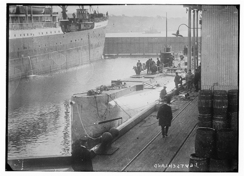 The Deutschland at the Connecticut State Pier in New London CT