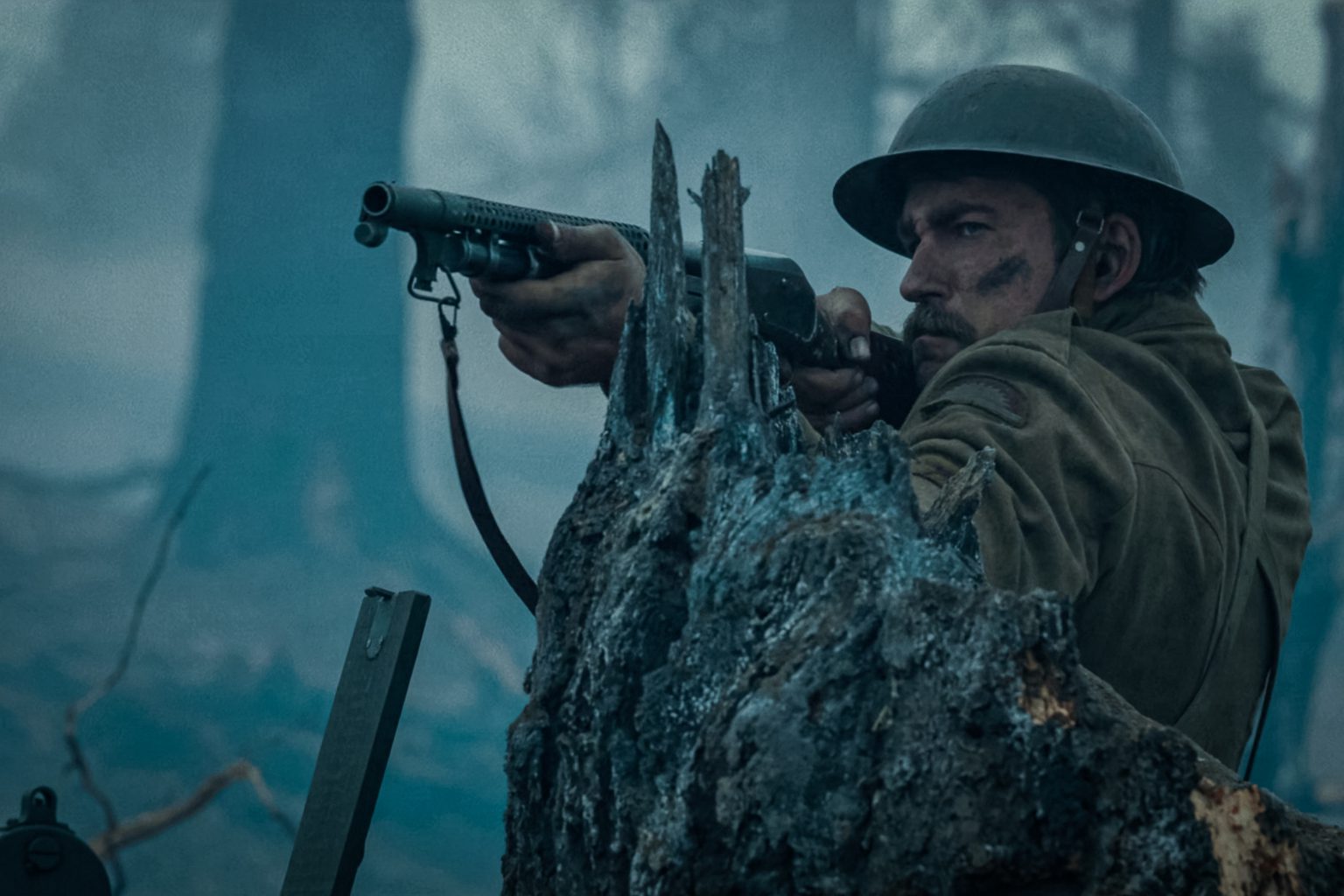 Winchester’s Model 1897 military shotgun was used by the U.S. Army “Doughboys” during World War I.