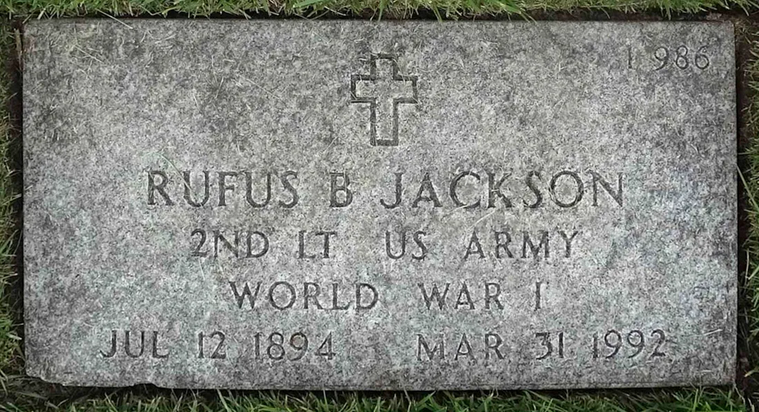 Rufus Jackson grave marker