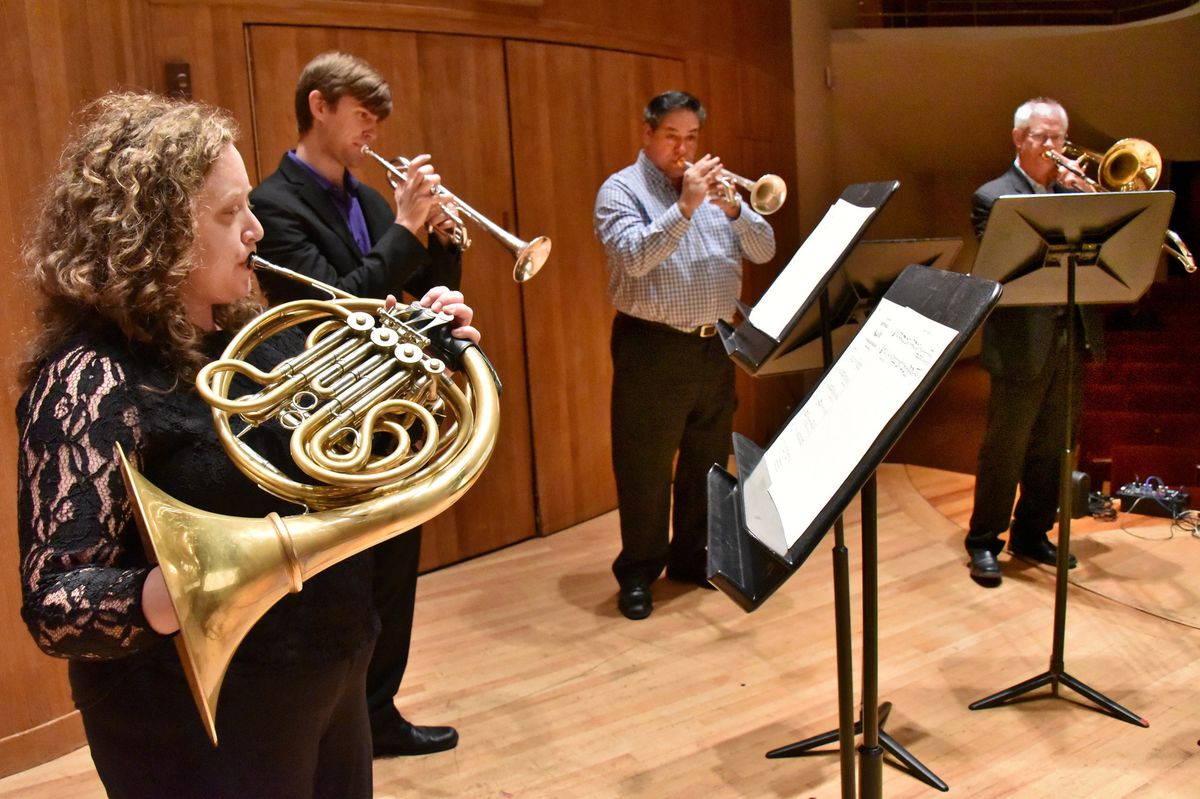 Matthew Barker (second from left) performing with other members of the Baltimore Symphony Orchestra.