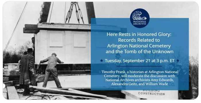 National Archives webinar graphic