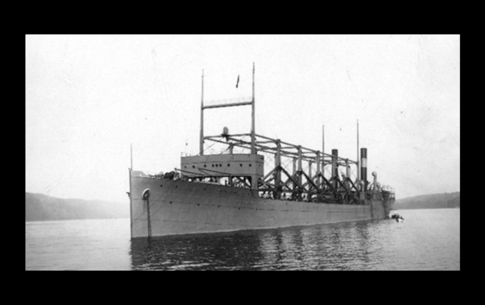 USS Cyclops anchored