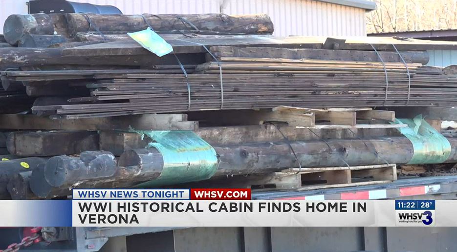 WWI cabin finds home in Verona, VA museum