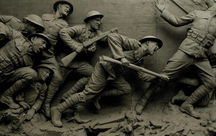 A preview of the WWI Memorial sculpture