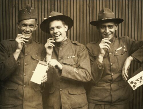 World War I helped popularize candy bars