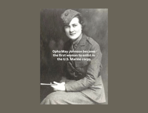 Opha May Johnson was first woman in the United States Marine Corps