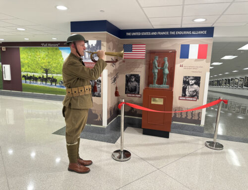 The Doughboy Foundation supports dedication ceremony for at Pentagon Pershing-Foch Sculpture
