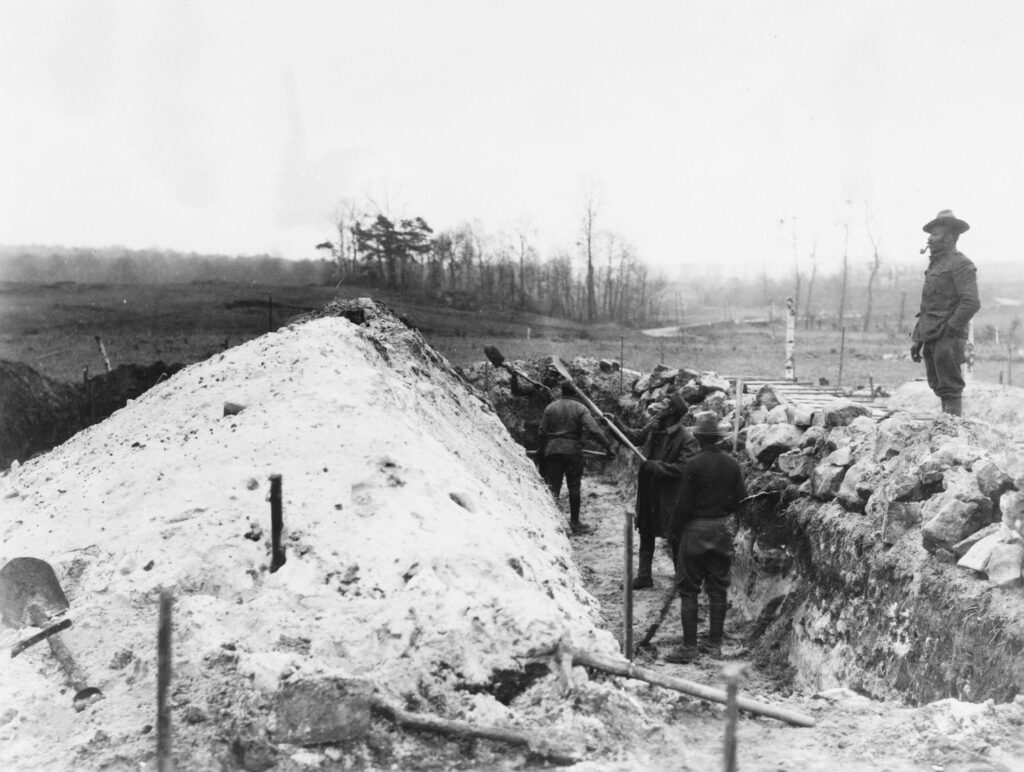 US soldiers in WWI Europe.