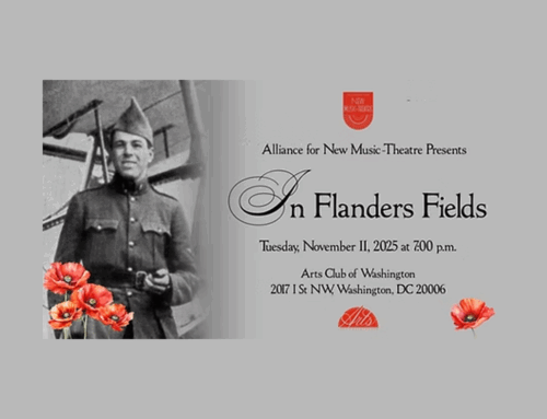 Special Armistice Day Celebration Event: “In Flanders Fields” at the Art Club of Washington, DC