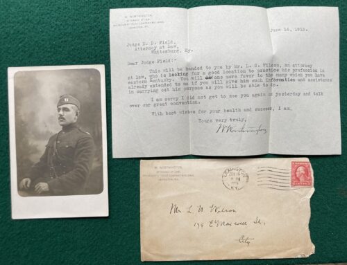 North Ferrisburgh, VT’s Laurance Newton Wilson’s WWI Service