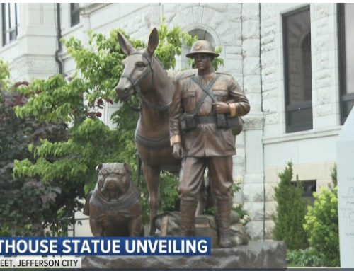 Cole County honors military history with new courthouse statue unveiling