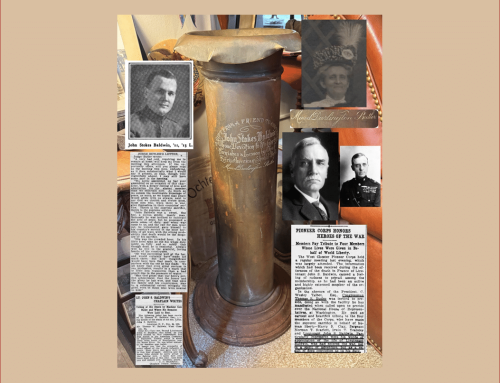 The Trench Art Shell of Killed-in-Action Officer John Baldwin Gifted by Marine Corps General Smedley Butler’s Mother