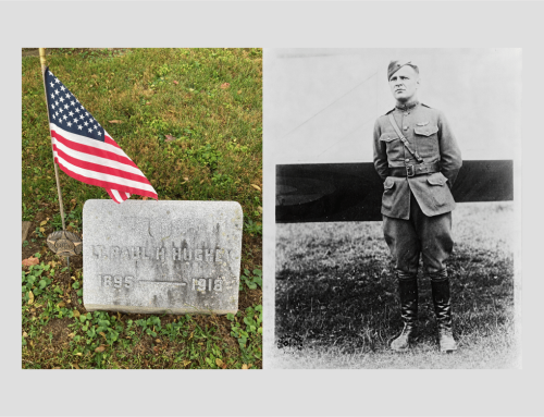 Fall Cemetery Tour Honors World War I Pilot