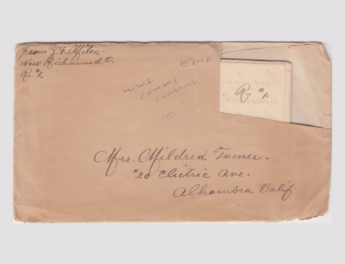 World War I letter for sale on Facebook tells poignant story